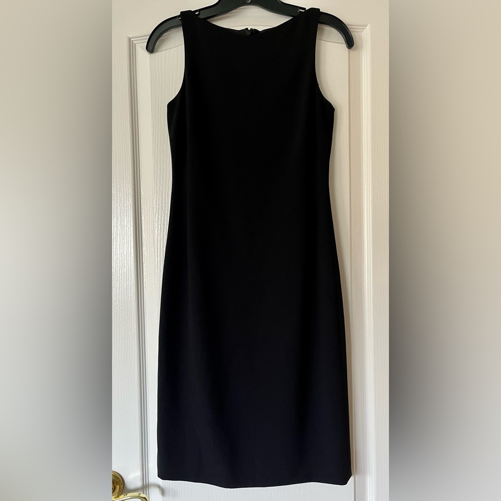 Ann Taylor Black Midi Dress